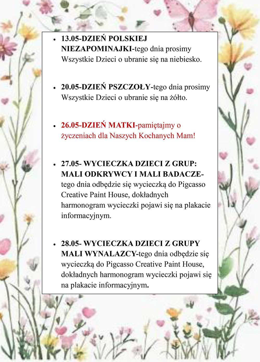 MARZEC informacje newtonek