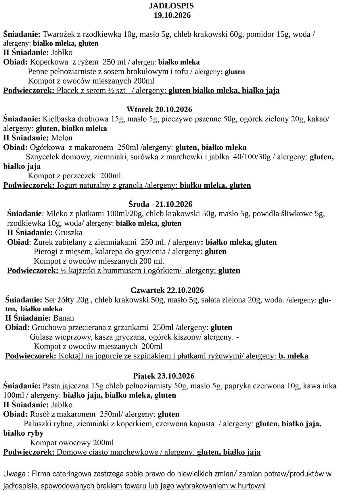TABELKA PRZEDSZKOLE 2